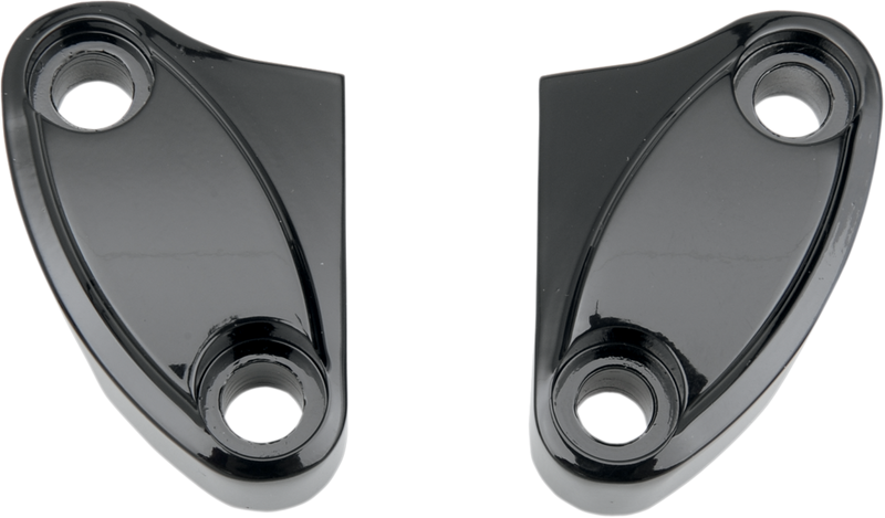 DRAG SPECIALTIES Handlebar Clamp - Two-Piece - Black 57-6029AB - PartsOutlet.com.au