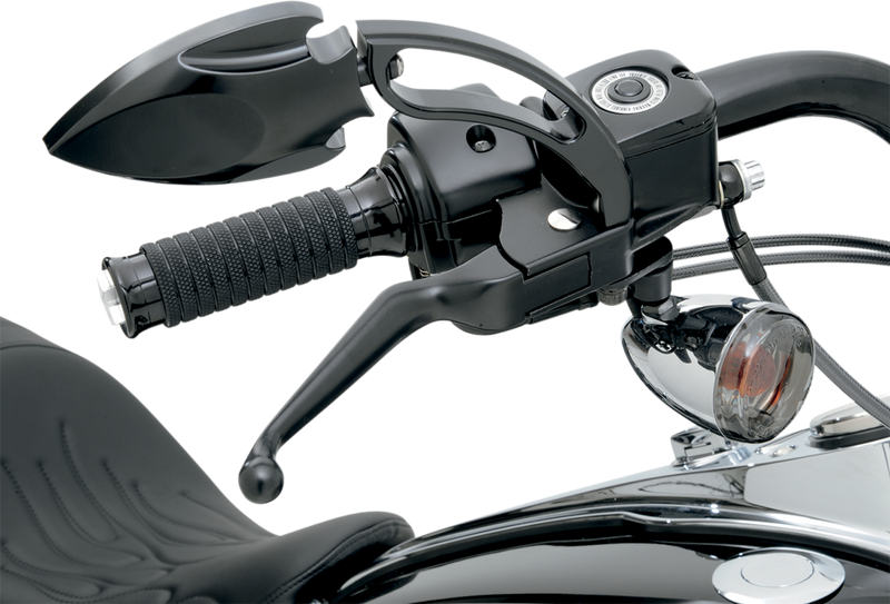 DRAG SPECIALTIES Lever Set - HD '96-'17 - Black H07-0574-BLK - PartsOutlet.com.au