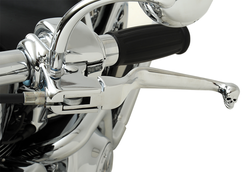 DRAG SPECIALTIES Levers - HD '96-'17 - Skull H07-0729 - PartsOutlet.com.au