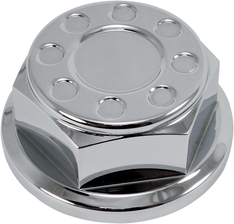 JOKER MACHINE Steering Stem Nut - Chrome-Plated - '84-'17 FX - 10-015C - PartsOutlet.com.au