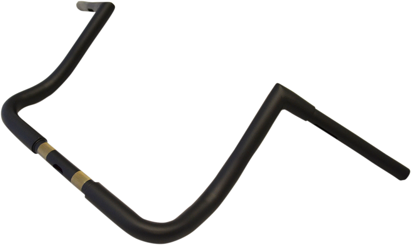 LA CHOPPERS Handlebar - Twin Peaks - Bagger - 12" - Flat Black - FL '96-'22 - LA-7361-12M