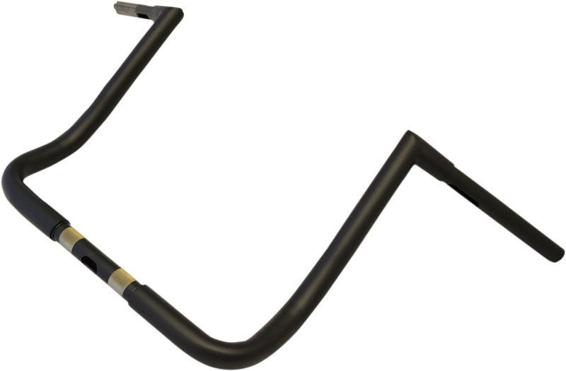 LA CHOPPERS Handlebar - Twin Peaks - Bagger - 14" - Flat Black - FLH '96-'22 - LA-7361-14M