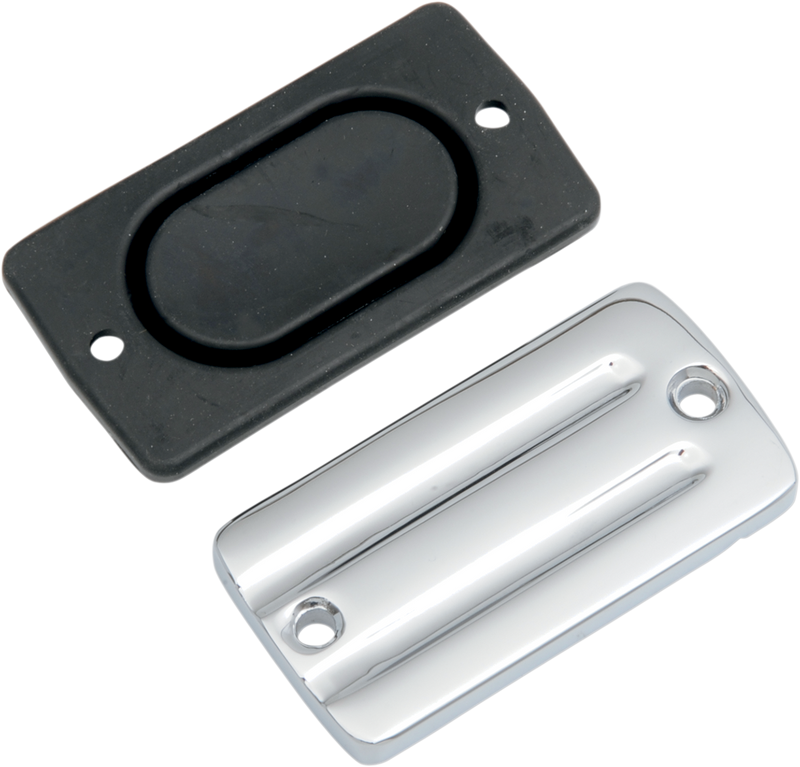 DRAG SPECIALTIES Master Cylinder Cover - Harley-Davidson 1982-1995 - Chrome 07-0540-C - PartsOutlet.com.au