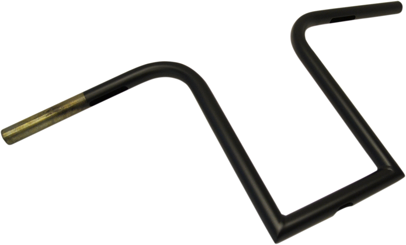 LA CHOPPERS 12" HANDLEBAR BOURBON / BLACK-FLAT - LA-7381-12M