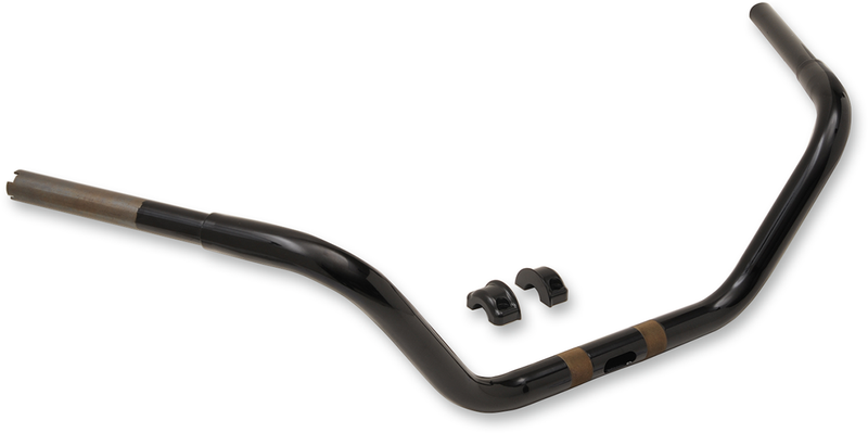 LA CHOPPERS 8" HANDLEBAR MOOSE KNUCKLE  - 1-1/4" -  BLACK-GLOSS - FLTR '15-'22 - LA-7312-07B