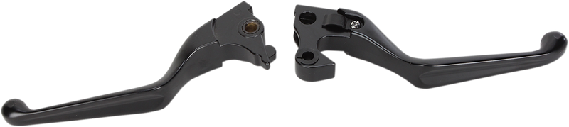 DRAG SPECIALTIES Lever Set - Harley-Davidson 2014-2022 - Black H07-0592MB - PartsOutlet.com.au