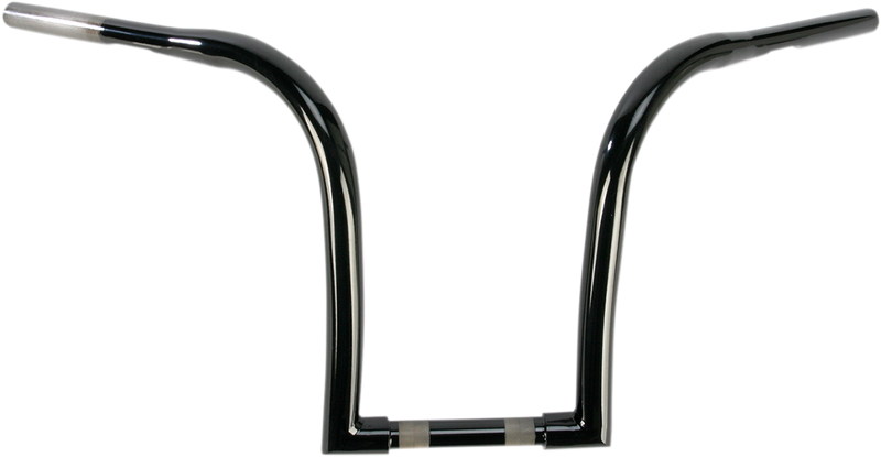LA CHOPPERS Handlebar - Ape Hanger - 1-1/4" Diameter - 12" Rise - Black - LA-7341-12B