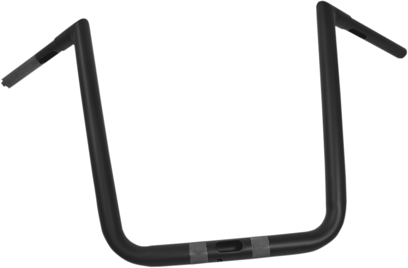 LA CHOPPERS Handlebar - Hefty Twin Peaks - 16" - Flat Black - FLTR '15-'22 - LA-7312-66M
