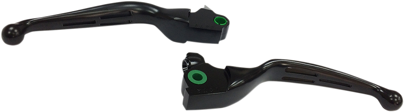 DRAG SPECIALTIES Levers - Slotted Trike - Harley-Davidson 2017-2018 - Black H07-0604MB - PartsOutlet.com.au