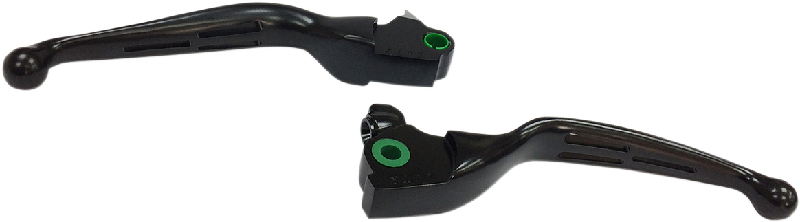 DRAG SPECIALTIES Levers - Slotted Trike - Harley-Davidson 2017-2018 - Black H07-0604MB - PartsOutlet.com.au