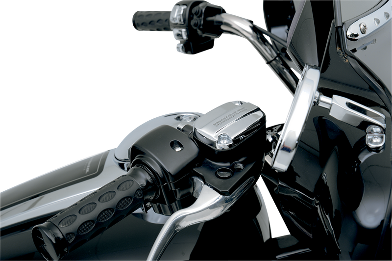 DRAG SPECIALTIES Master Cylinder Cover - Harley-Davidson 2008-2023 - Front 76782 - PartsOutlet.com.au