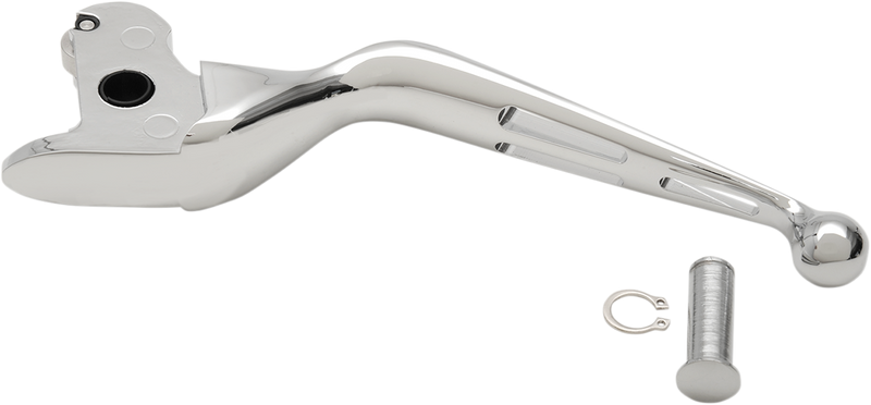 DRAG SPECIALTIES Clutch Lever - Wide Blade - Slotted - FL '14-'16 -Chrome - H07-0601-C - PartsOutlet.com.au