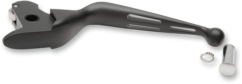 DRAG SPECIALTIES Clutch Lever - Wide Blade - Slotted - FL '14-'16 -Black - H07-0601MB-C - PartsOutlet.com.au