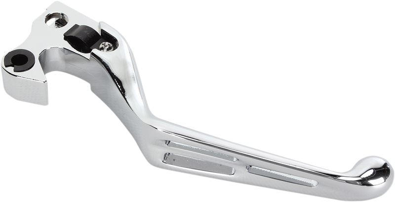 DRAG SPECIALTIES Clutch Lever - Wide Blade - Slotted - Chrome - Harley-Davidson 2013-2022 - H07-0602-C - PartsOutlet.com.au