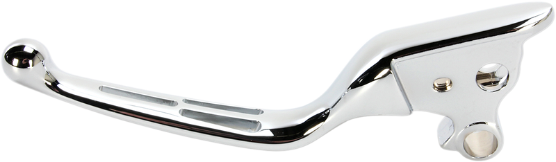 DRAG SPECIALTIES Clutch Lever - Wide Blade - Slotted - Softail '15-'24 - Chrome - H07-0603-C - PartsOutlet.com.au