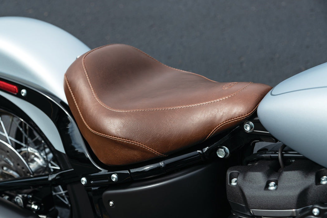 MUSTANG Wide Tripper Seat - Harley-Davidson 2018+ Street Bob - Brown 83029 - PartsOutlet.com.au