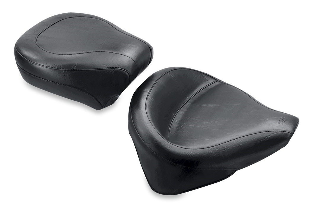 MUSTANG Wide Vintage Solo Seat - Harley-Davidson Softail FXST 2000-2006 - 75096 - PartsOutlet.com.au