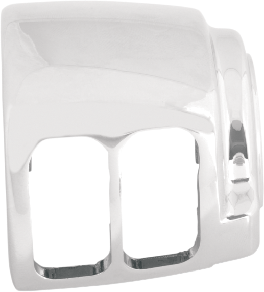 DRAG SPECIALTIES Switch Housing - Right - Upper - Smooth - Harley-Davidson 1996-2013 - Chrome H07-0671B-RT - PartsOutlet.com.au