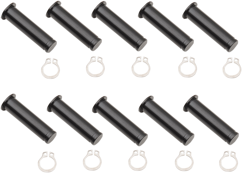 DRAG SPECIALTIES Pivot Pins - Lever - 10 Pack - Black - Softail '04-'24 - 74112B - PartsOutlet.com.au