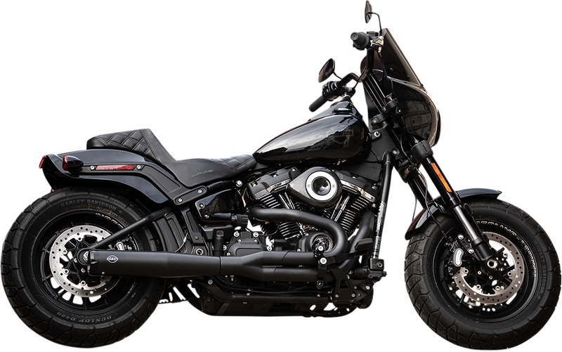 S&S CYCLE 2:1 Exhaust for Softail M8 2020+ - Black 550-0788 - PartsOutlet.com.au