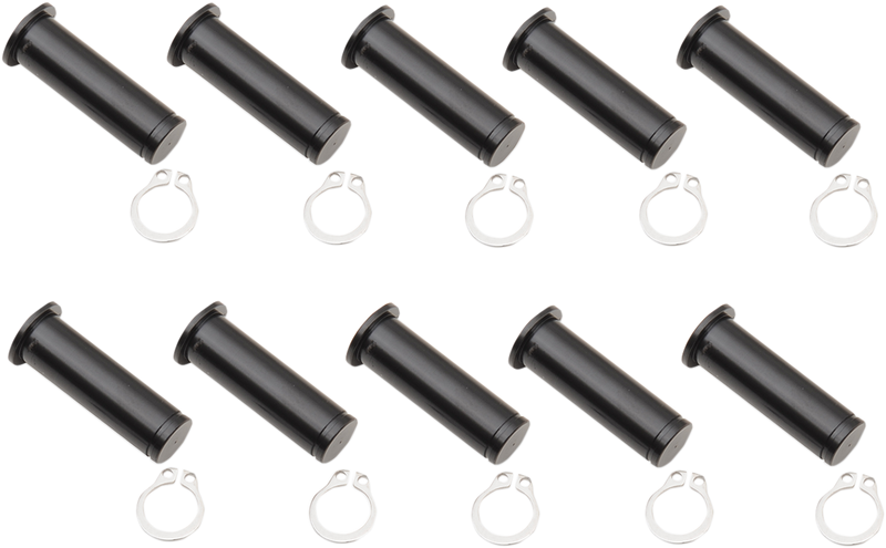 DRAG SPECIALTIES Pivot Pins - Lever - 10 Pack - Harley-Davidson 2008-2020 - Black 74113B - PartsOutlet.com.au