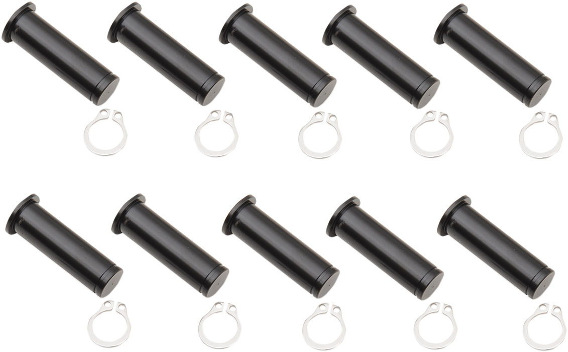 DRAG SPECIALTIES Pivot Pins - Lever - 10 Pack - Harley-Davidson 2008-2020 - Black 74113B - PartsOutlet.com.au