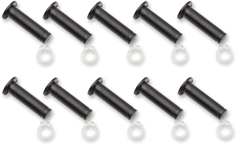 DRAG SPECIALTIES Pivot Pins - Lever - 10 Pack - Harley-Davidson 2008-2024 - Black 74114B - PartsOutlet.com.au