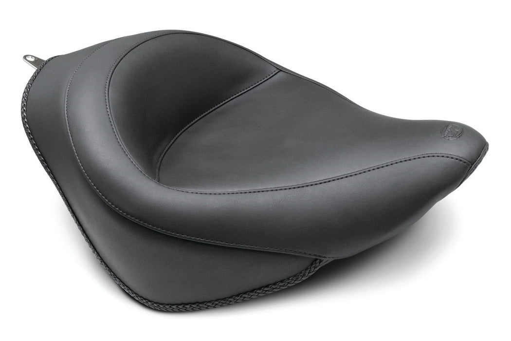 MUSTANG Wide Vintage Solo Seat - Harley-Davidson Softail 2006-2017 - Wide Tyre 76248 - PartsOutlet.com.au