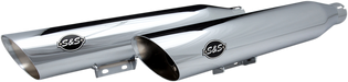 S&S CYCLE Slash Cut Race Mufflers - Chrome 550-0739 - PartsOutlet.com.au