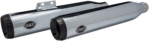 S&S CYCLE Grand National Race Mufflers for Softail - Chrome 550-0738 - PartsOutlet.com.au