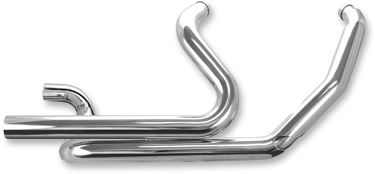 S&S CYCLE POWER TUNE® DUAL HEADERS for 2009–2016 TOURING and 2009–2016 TRIKE MODELS–Chrome - 550-0004B