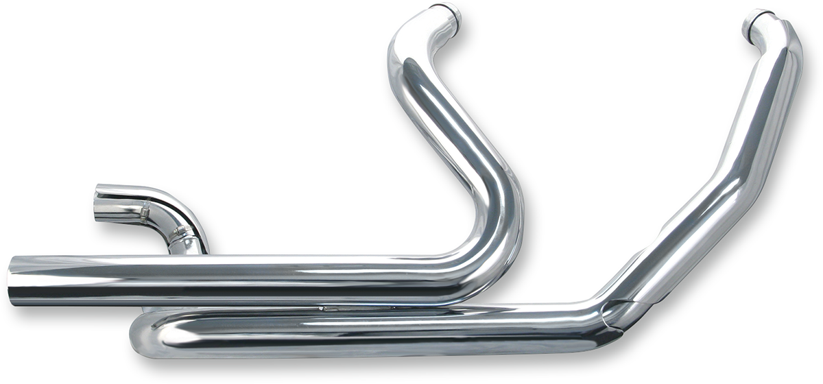S&S CYCLE POWER TUNE® DUAL HEADERS for 1995–2008 TOURING MODELS–Chrome - 550-0003A
