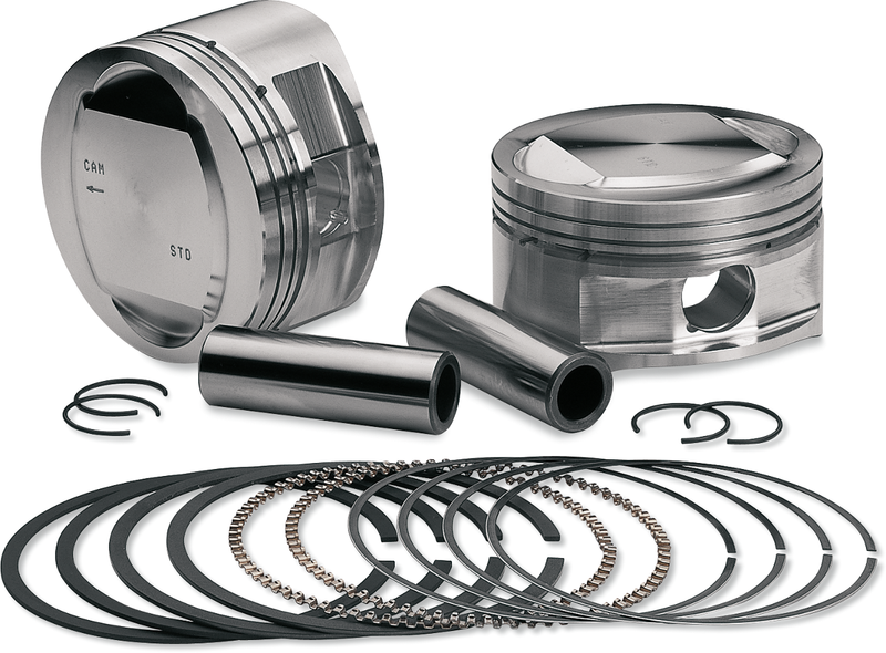 S&S CYCLE S&S 106" Forged Stroker Pistons for '99-'16 HD® Big Twins - +.005" - 92-1214