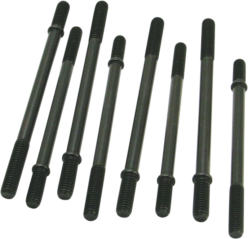 S&S CYCLE Cylinder Stud, 3/8-16 x 6.070", Harley-Davidson '99-'17, 8 Pack - 31-2340