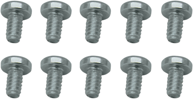 S&S CYCLE 6-32 X 1/4" Zinc-Plated Steel Torx Pan Head Screw (10 pack) - 50-0064