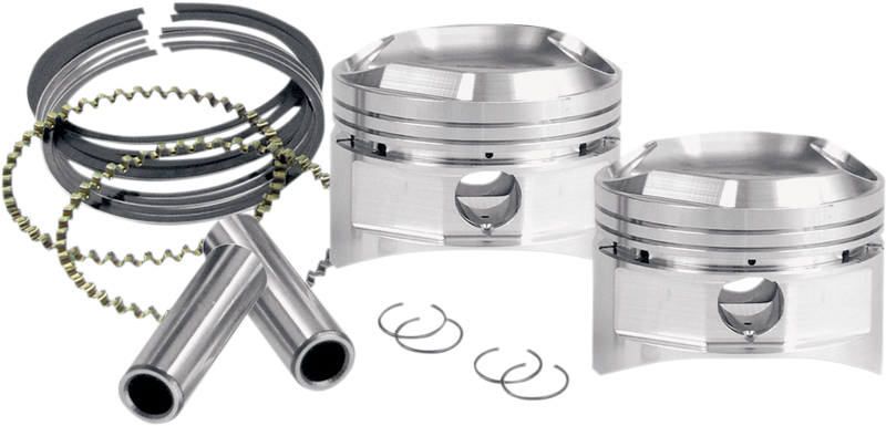 S&S CYCLE 3 5/8'' Bore Piston Kits for 88'', 93'', & 96'' Super Stock® Heads - 3.625" - +.010 - Harley-Davidson '84-'99 - 92-1061
