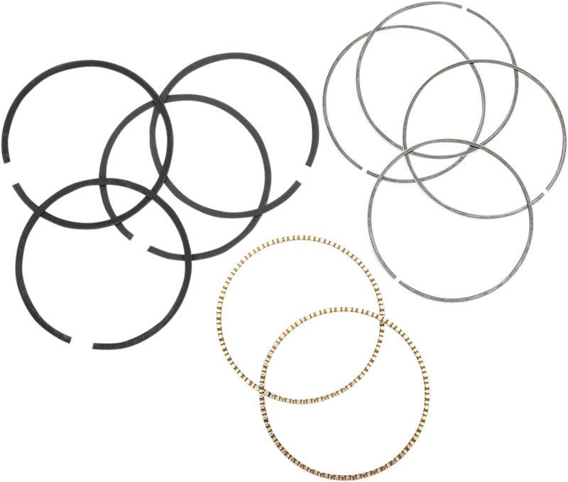 S&S CYCLE Replacement Piston Rings - 4.0" - +.010 - 94-1301X