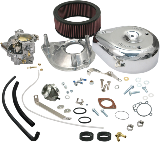 S&S CYCLE Super E Carburetor Kit for 1957-'78 HD® Ironhead Sportster® Models (not equipped with vertical magnetos) - 11-0404 - PartsOutlet.com.au