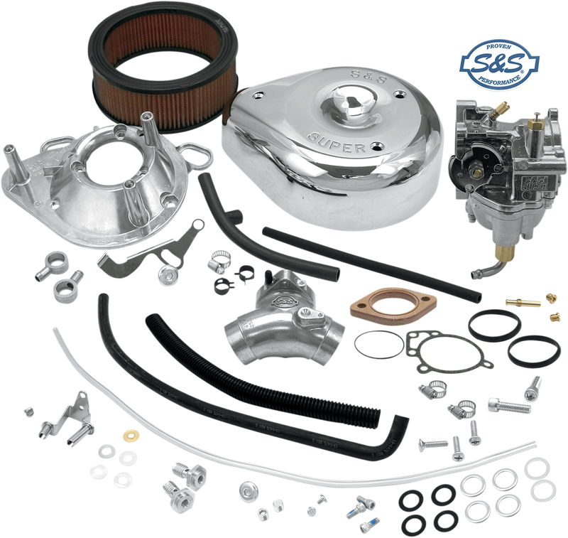 S&S CYCLE Super G Carburetor Kit for 1993-'99 Big Twin Models - 11-0434 - PartsOutlet.com.au