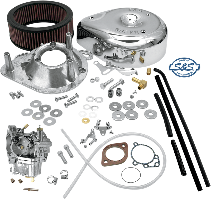 S&S CYCLE Super E Carburetor Kit for 1984-'92 Big Twin and 1986-'90 HD® Sportster® Models - 11-0440 - PartsOutlet.com.au