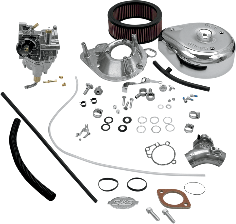 S&S CYCLE Super E Carburetor Kit for 1999-'05 Big Twin Models - 11-0450 - PartsOutlet.com.au