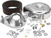 S&S CYCLE Teardrop Chrome Air Cleaner Cover For S&S® Super E & G Carbs On 1984-'92 HD® Big Twins and 1986-'90 Sportster® Models 17-0399 - PartsOutlet.com.au