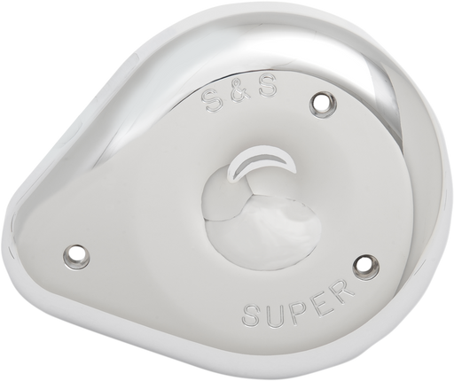 S&S CYCLE Teardrop Chrome Air Cleaner Cover For S&S® Super E & G Carbs and Some S&S® Air Cleaners For Stock Fuel Systems - 17-0378 - PartsOutlet.com.au