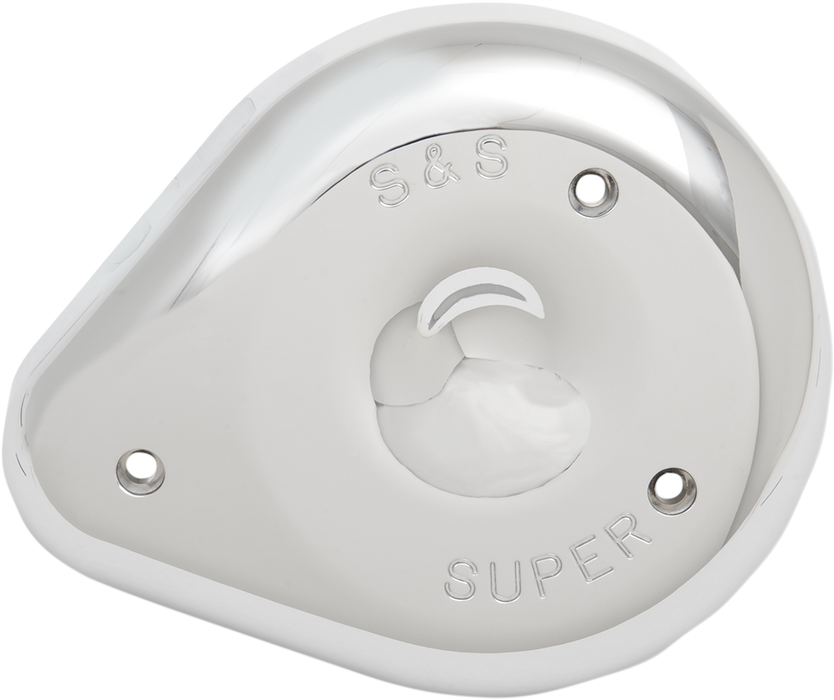 S&S CYCLE Teardrop Chrome Air Cleaner Cover For S&S® Super E & G Carbs and Some S&S® Air Cleaners For Stock Fuel Systems - 17-0378 - PartsOutlet.com.au