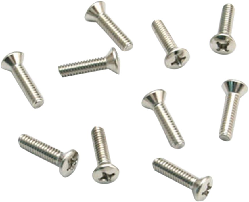 S&S CYCLE Teardrop Air Cleaner Cover Screws, 10 Pack 50-0094 - PartsOutlet.com.au