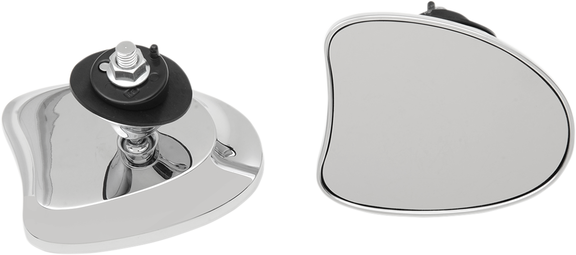 DRAG SPECIALTIES Deluxe Fairing Mount Mirrors HarleyDavidson 20142 —