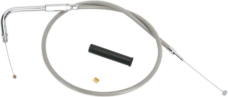 DRAG SPECIALTIES Throttle Cable - 26-1/2" - Braided - Harley-Davidson '99-'22 - 5332600B