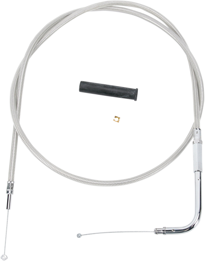 DRAG SPECIALTIES Throttle Cable - 43" - Braided - Harley-Davidson '96-'22 - 5332104B