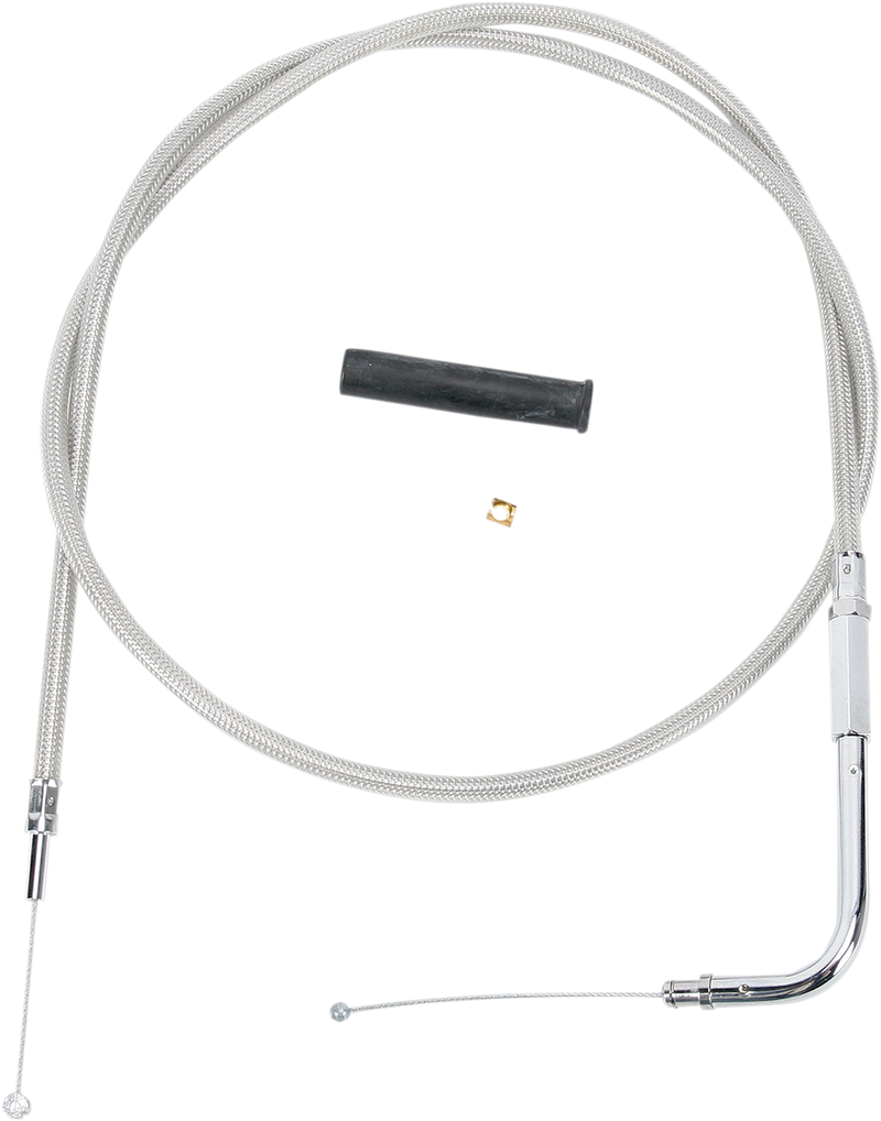 DRAG SPECIALTIES Throttle Cable - 45" - Braided - Harley-Davidson '96-'22 - 5332106B