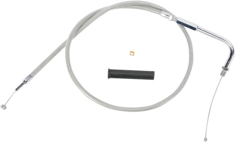 DRAG SPECIALTIES Throttle Cable - 35" - Braided - Harley-Davidson '88-'95 - 5330902B